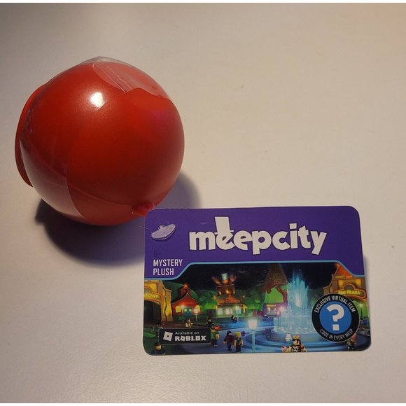 LOT OF 24! New Roblox Meep City Mystery Plush Blind Box W/Exclusive Virtual Item - Picture 1 of 6